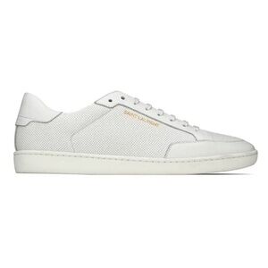 Saint Laurent Court Classic Perforated Leather Sneakers White Men’s EU 41/US 8